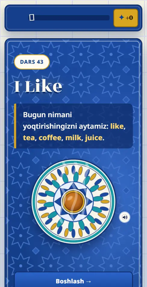 43-dars ekrani: Rishton sopol naqshlari